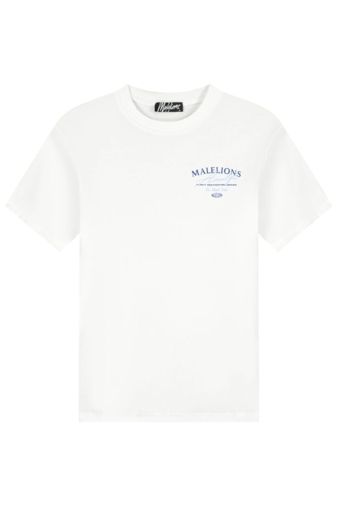 Malelions witte heren t-shirt | Vooraanzicht