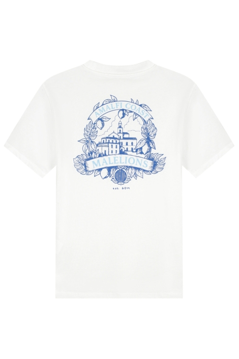 Malelions witte heren t-shirt | Achteraanzicht