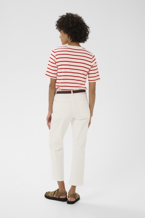 Part Two rode dames t-shirt | Model achteraanzicht