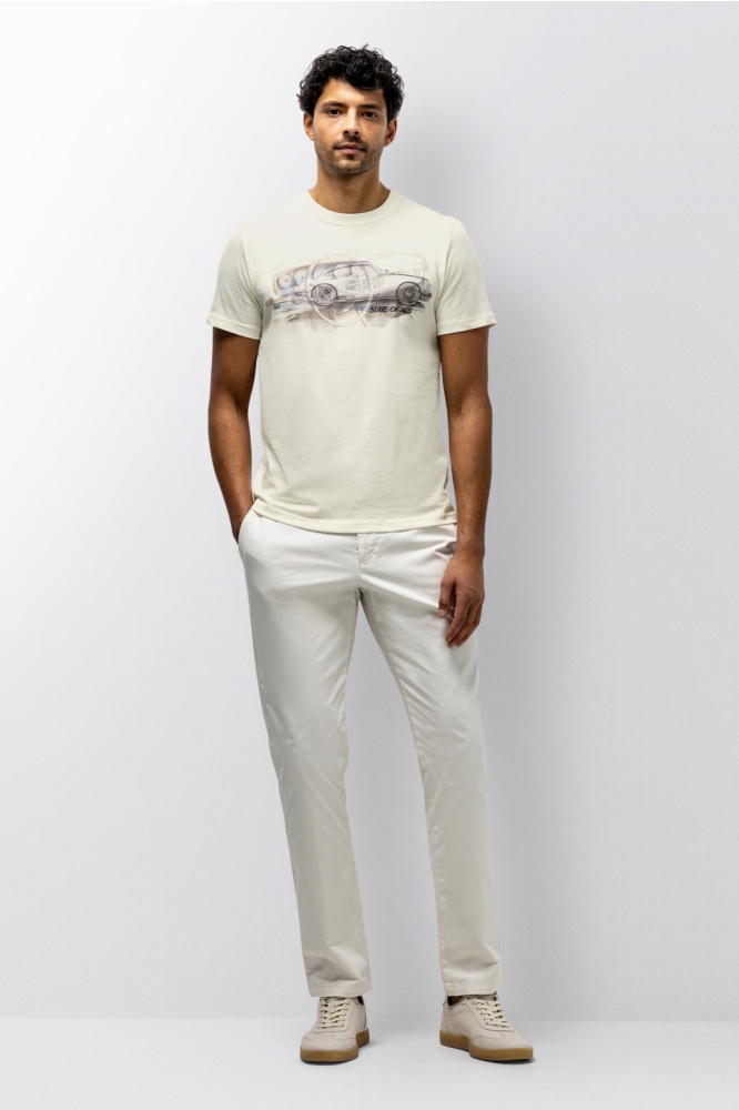 State of Art witte heren t-shirt | Model
