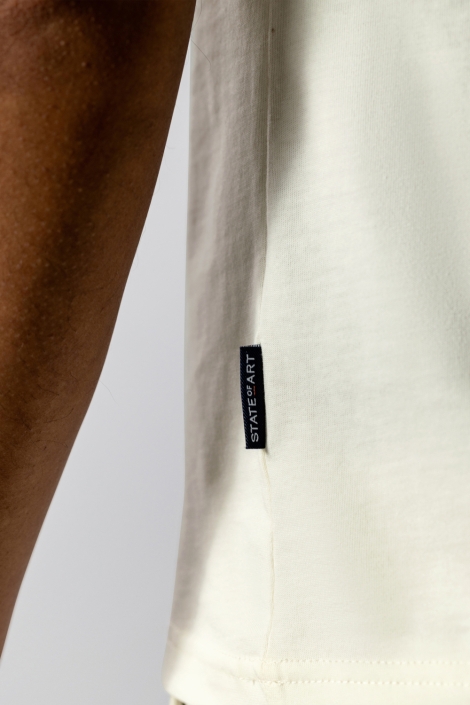 State of Art witte heren t-shirt | Kleurstaal