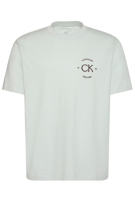 Calvin Klein groene heren t-shirt | Vooraanzicht