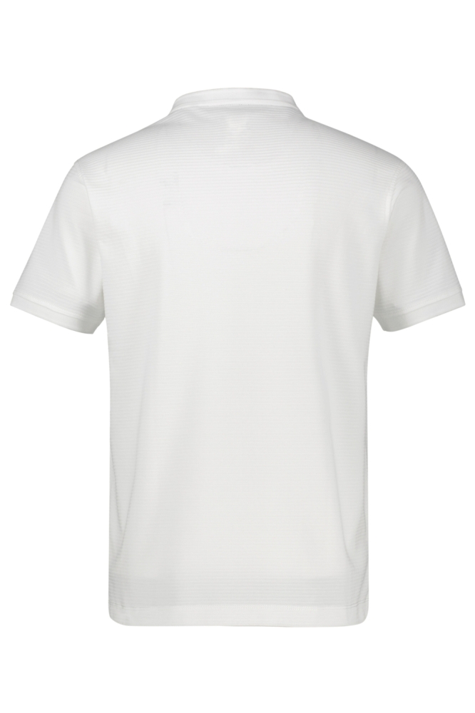 Lerros witte heren t-shirt | Achteraanzicht