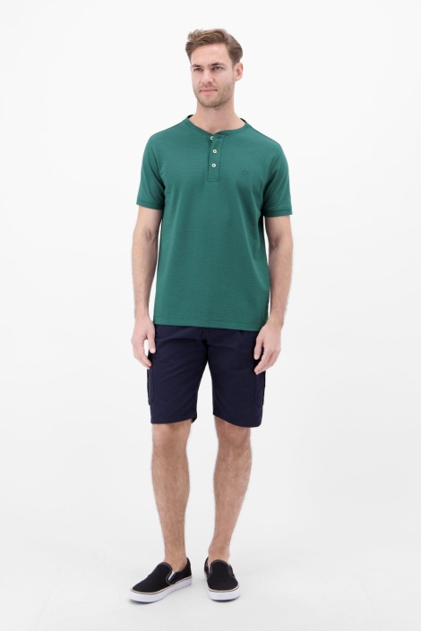 Lerros groene heren t-shirt | Model