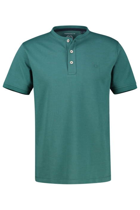 Lerros groene heren t-shirt | Vooraanzicht