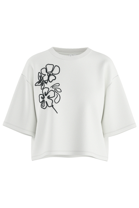 Hypedrop witte dames t-shirt | Vooraanzicht