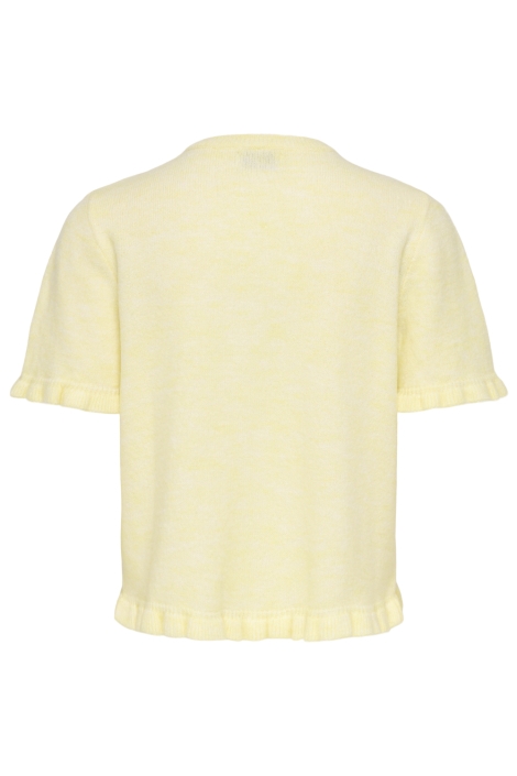 Jacqueline de Yong gele dames vest | Achteraanzicht