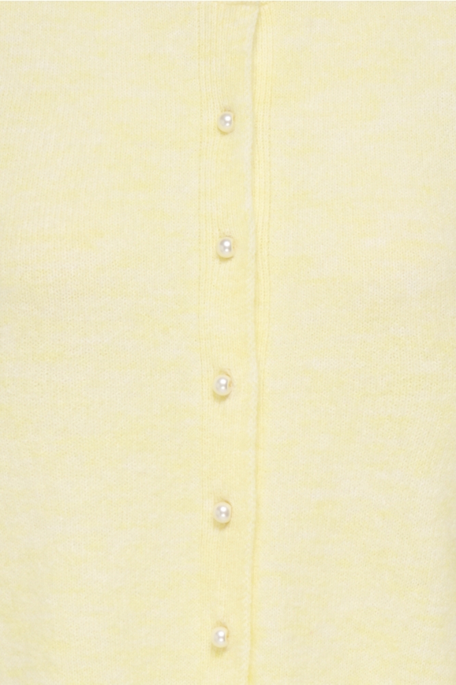 Jacqueline de Yong gele dames vest | Close up