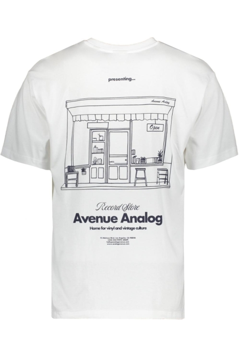 Only & Sons witte heren t-shirt | Achteraanzicht