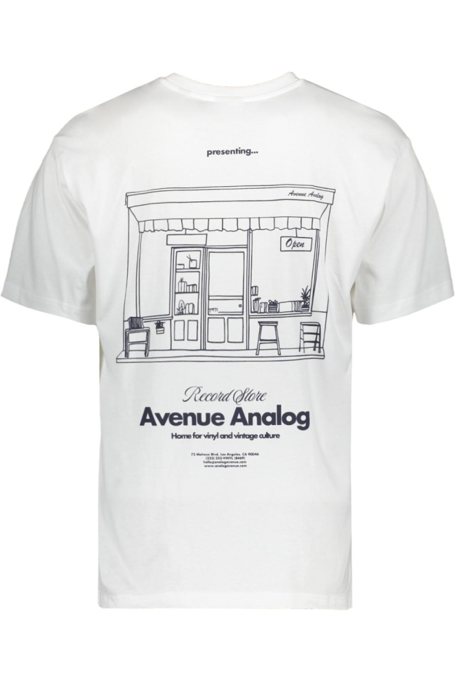 Only & Sons witte heren t-shirt | Achteraanzicht