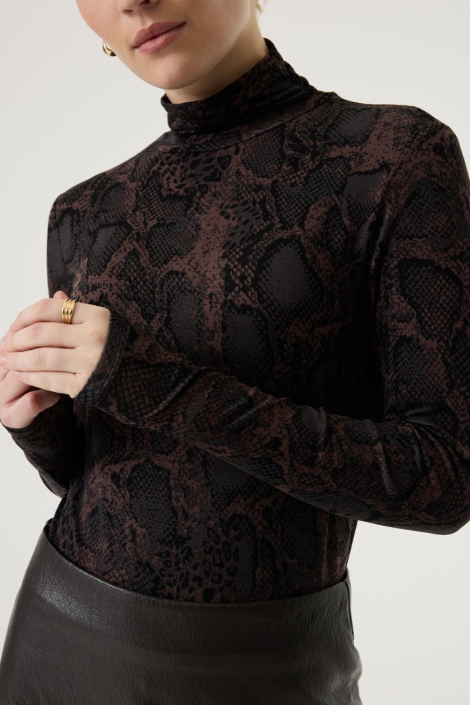 Garcia zwarte dames blouse | Close up