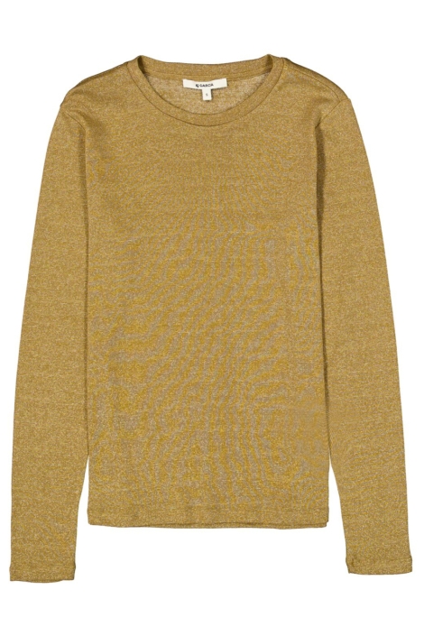 Garcia gouden dames t-shirt | Vooraanzicht