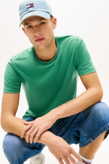 Tommy Jeans tjm xslim jaspe htr tee ext Groen