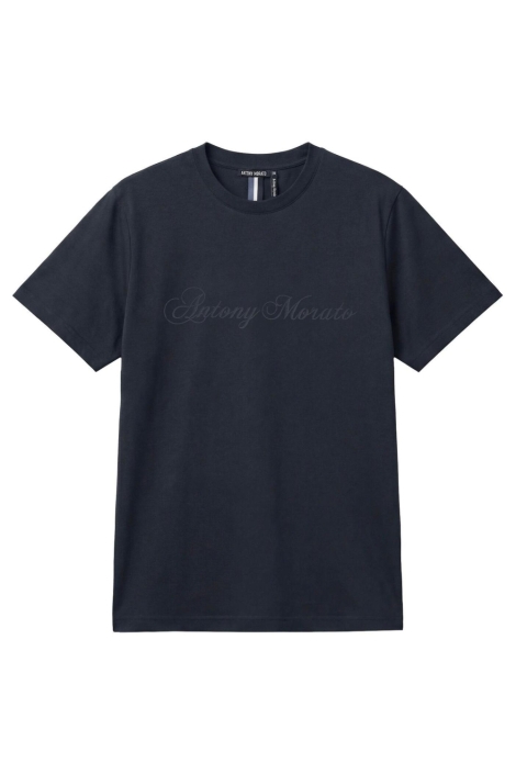 Antony Morato blauwe heren t-shirt | Vooraanzicht