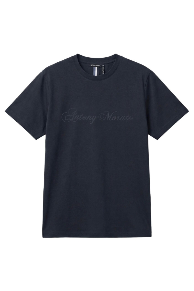 Antony Morato blauwe heren t-shirt | Vooraanzicht