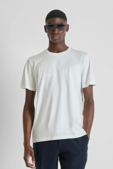 Antony Morato T-shirt REGULAR FIT MMKS02634 FA100240 1011 CREAM