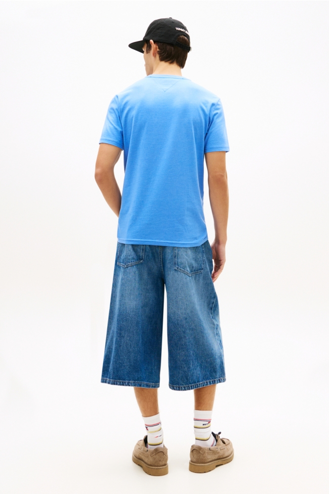 Tommy Jeans blauwe heren t-shirt | Model