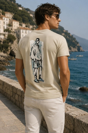 Antony Morato T-shirt MANILA 2 MMKS02669 FA100144 2107 SAFARI