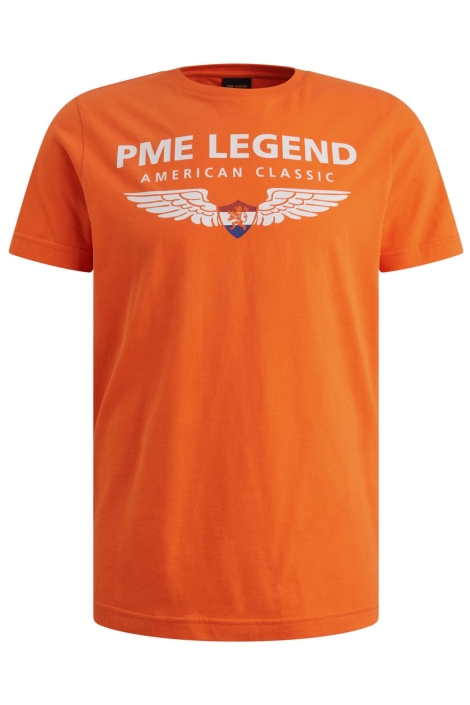 PME legend oranje heren t-shirt | Vooraanzicht