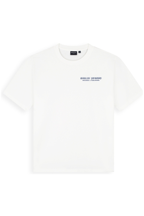 Ballin witte heren t-shirt | Vooraanzicht