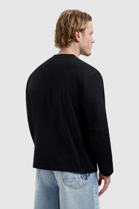 Ballin zwarte heren t-shirt | Model achteraanzicht