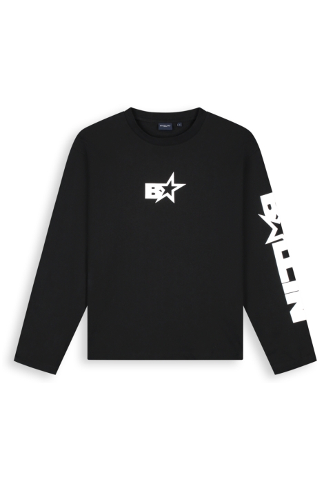 Ballin zwarte heren t-shirt | Vooraanzicht