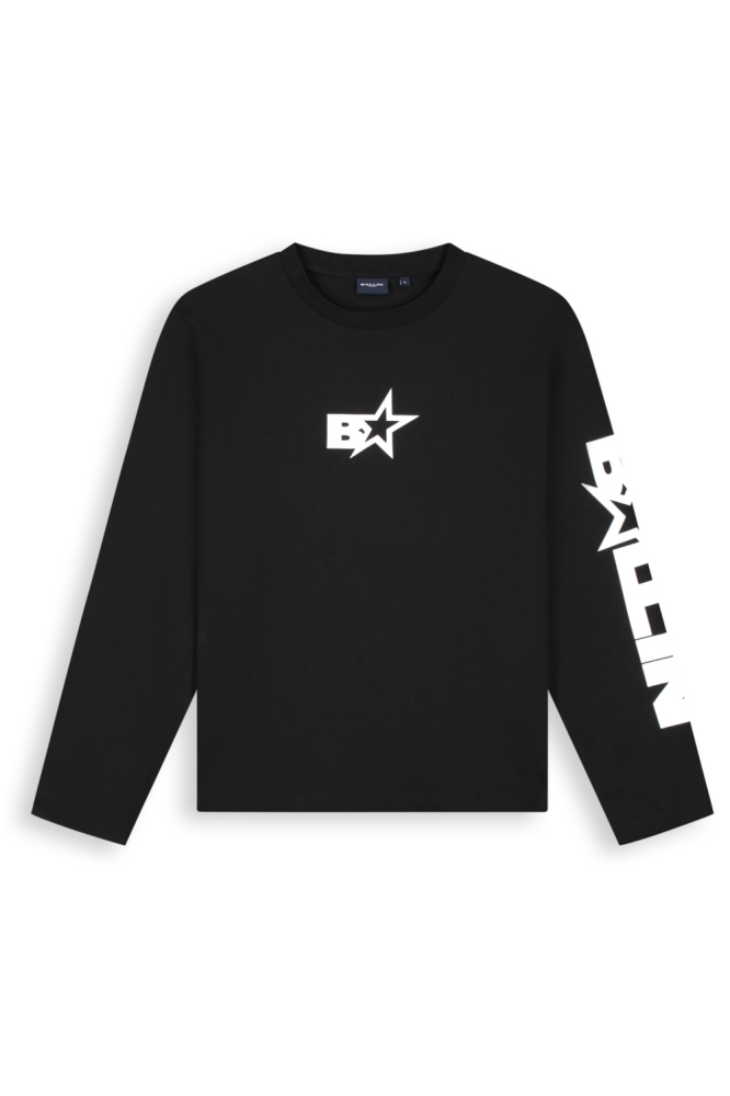 Ballin zwarte heren t-shirt | Vooraanzicht