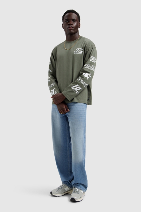 Ballin groene heren t-shirt | Model