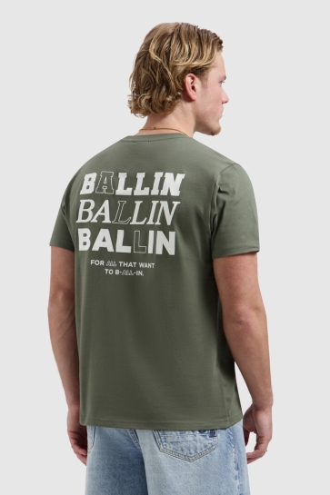 Ballin T-shirt REGULAR FIT 26019103 11 DARK ARMY