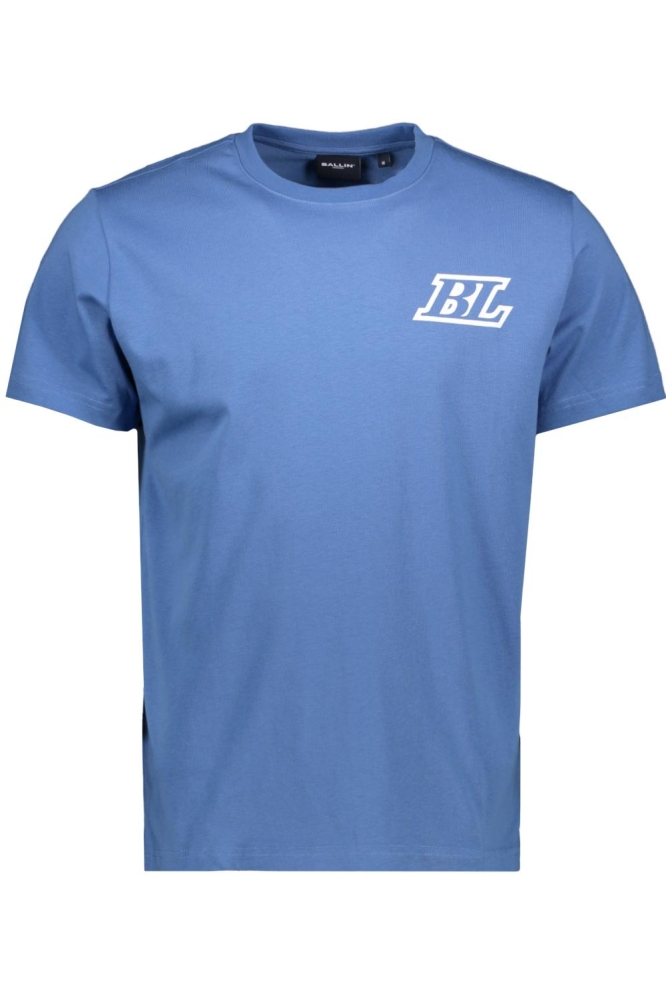 Ballin blauwe heren t-shirt | Vooraanzicht