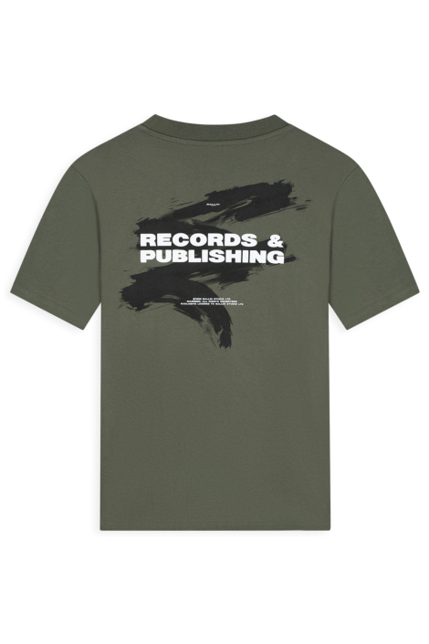 Ballin groene heren t-shirt | Achteraanzicht