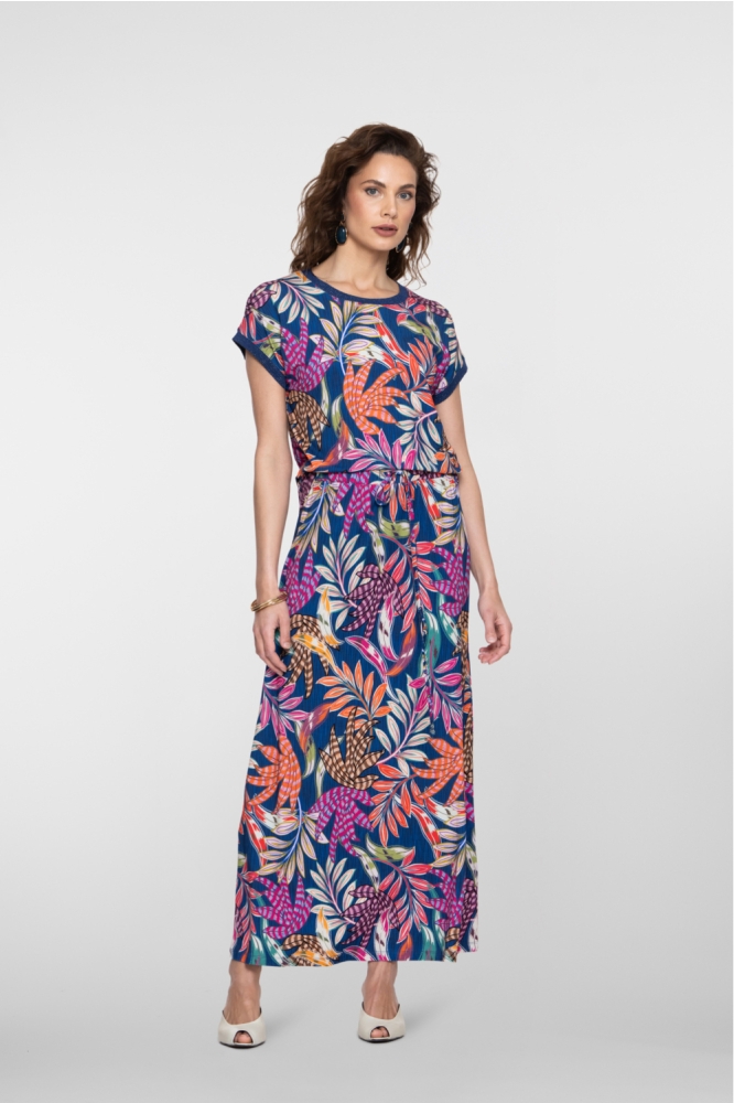 Geisha blauwe dames t-shirt | Model