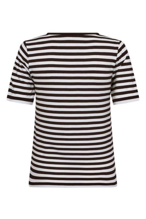 Freequent bruine dames t-shirt | Achteraanzicht