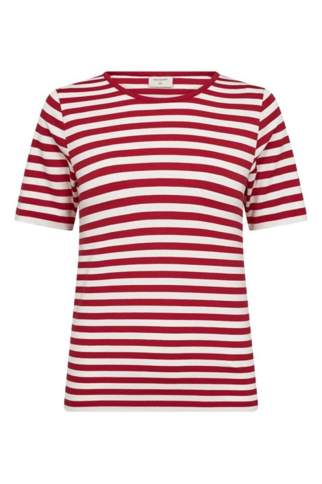 Freequent rode dames t-shirt | Vooraanzicht