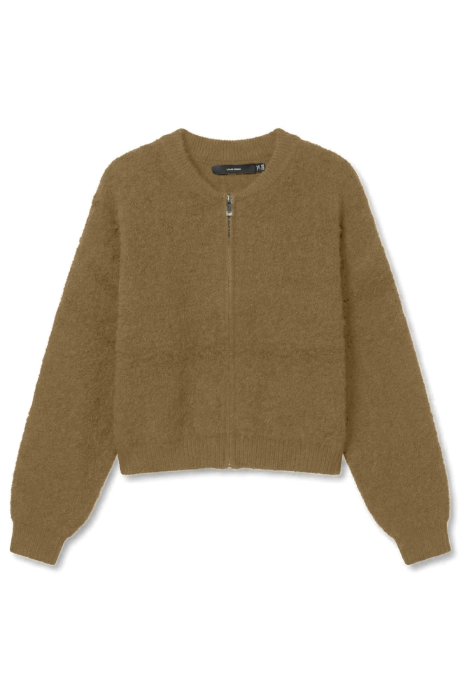 Vero Moda cognac dames vest | Vooraanzicht