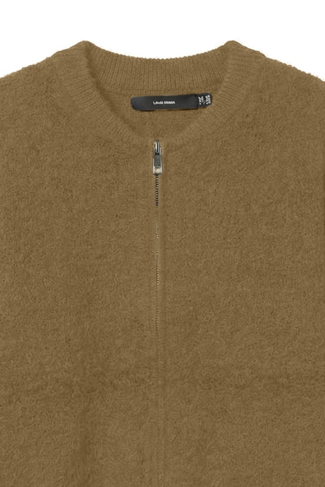 Vero Moda cognac dames vest | Close up