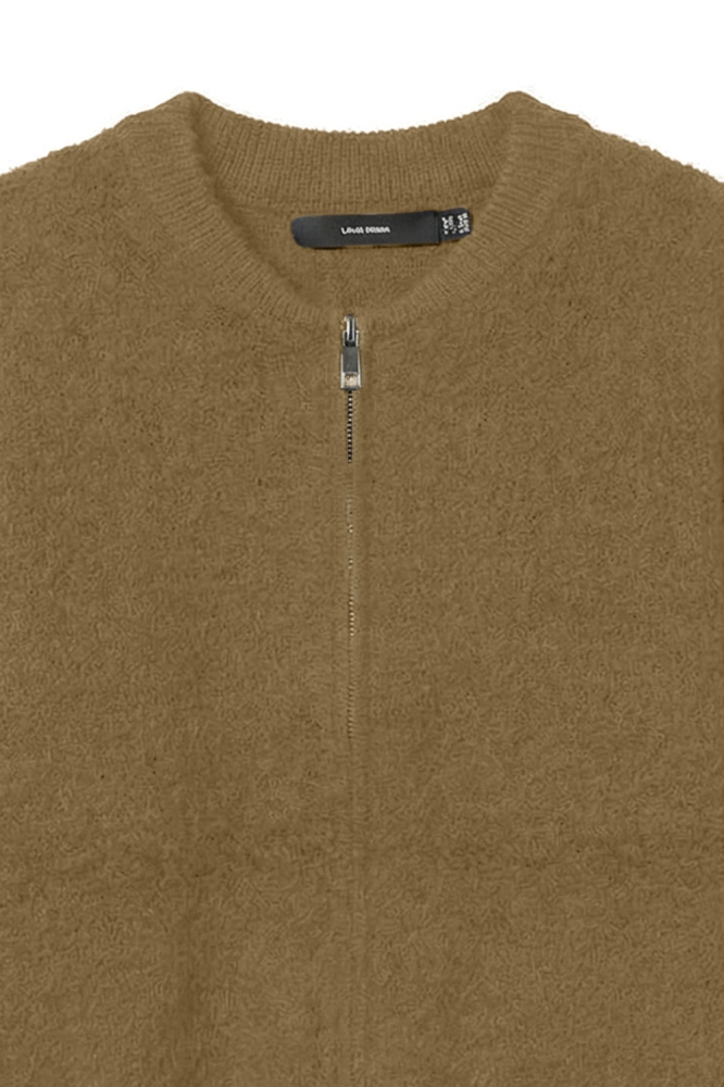 Vero Moda cognac dames vest | Close up