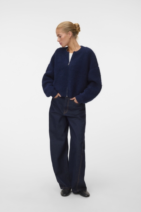 Vero Moda blauwe dames vest | Model