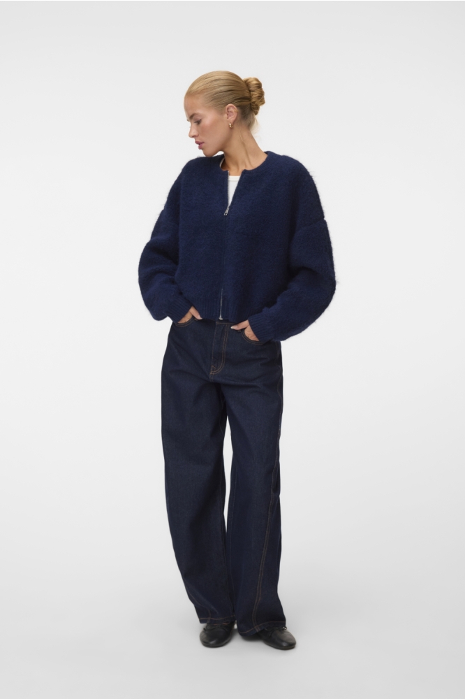 Vero Moda blauwe dames vest | Model