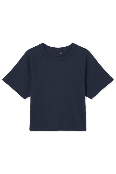 Vero Moda blauwe dames t-shirt | Vooraanzicht