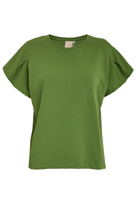 Peppercorn groene dames t-shirt | Vooraanzicht