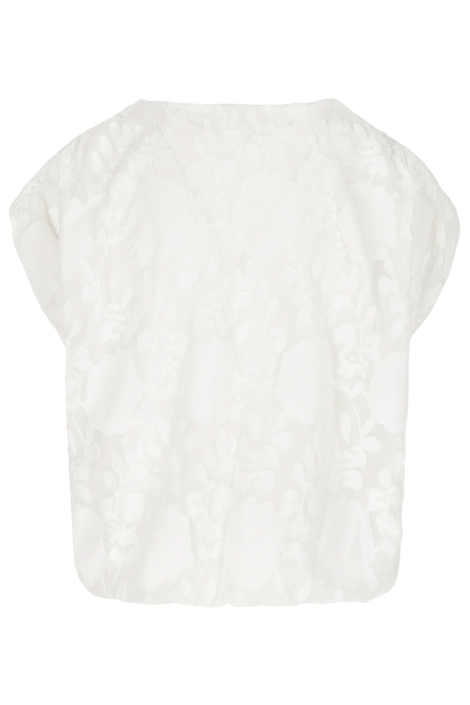LolaLiza witte dames t-shirt | Achteraanzicht