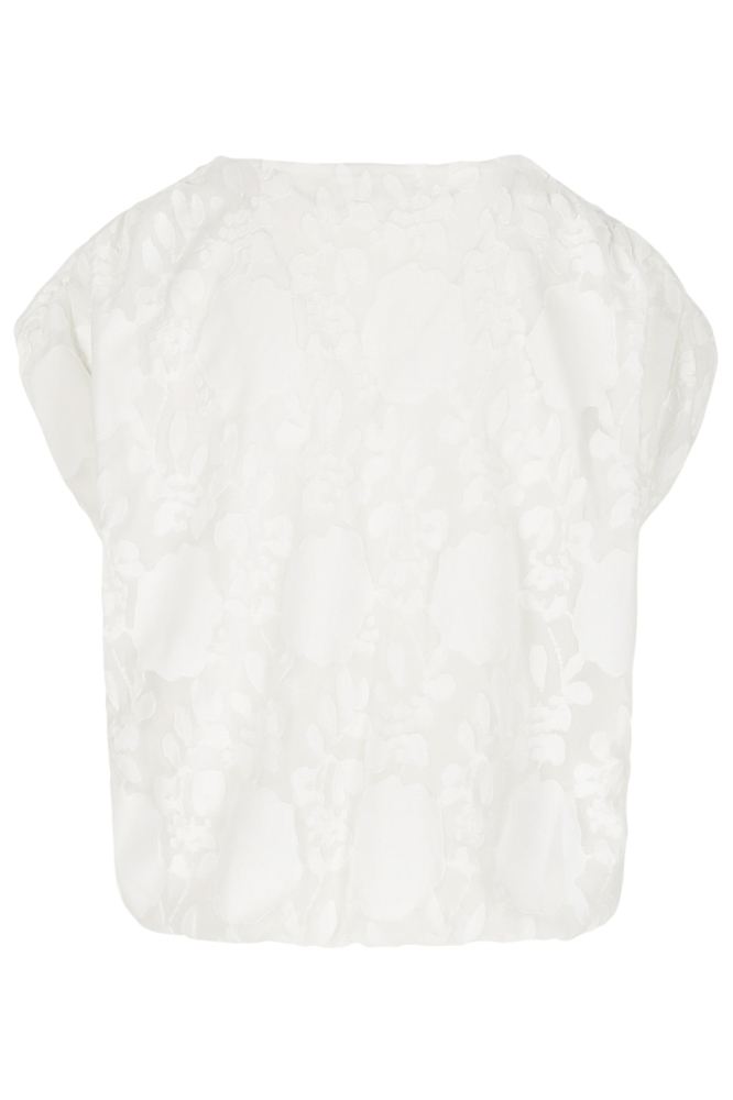 LolaLiza witte dames t-shirt | Achteraanzicht