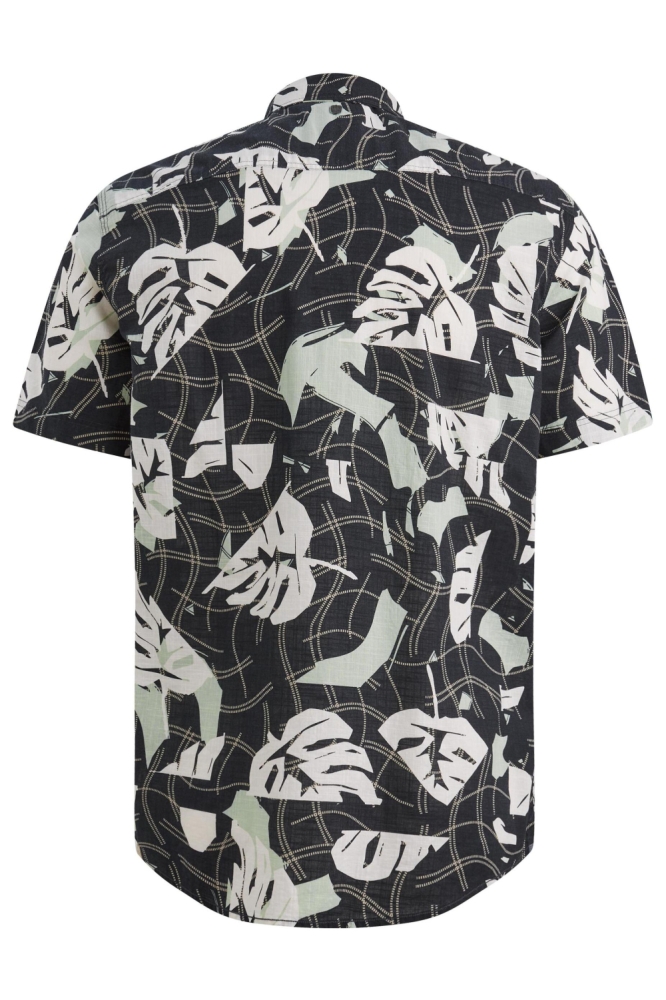 PME legend blauwe heren overhemd | Achteraanzicht