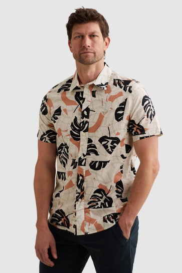 PME legend short sleeve shirt print on cotton Wit
