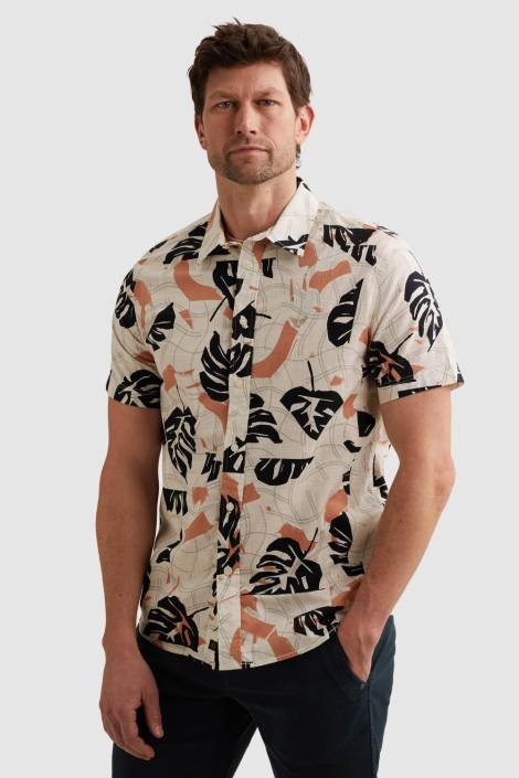 PME legend witte heren overhemd | Model vooraanzicht