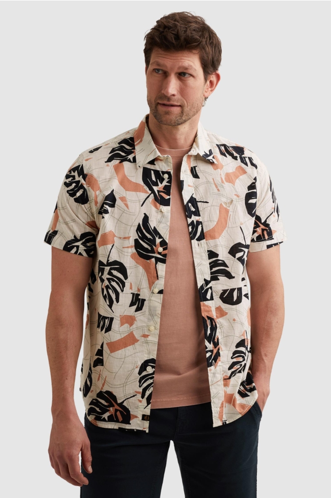 PME legend witte heren overhemd | Model vooraanzicht