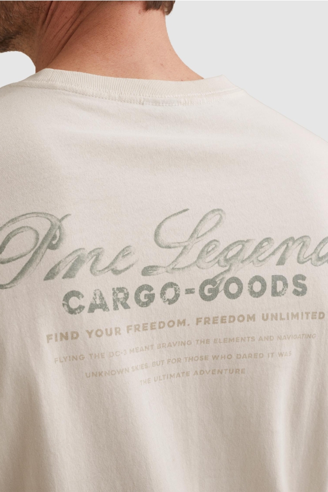 PME legend witte heren t-shirt | Close up