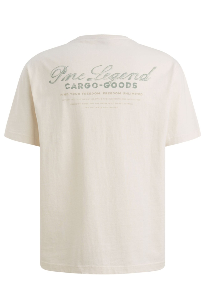 PME legend witte heren t-shirt | Achteraanzicht