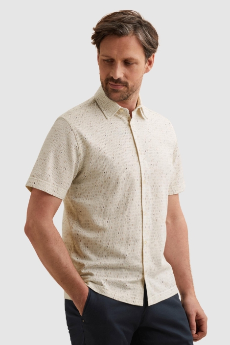 Vanguard witte heren overhemd | Model vooraanzicht